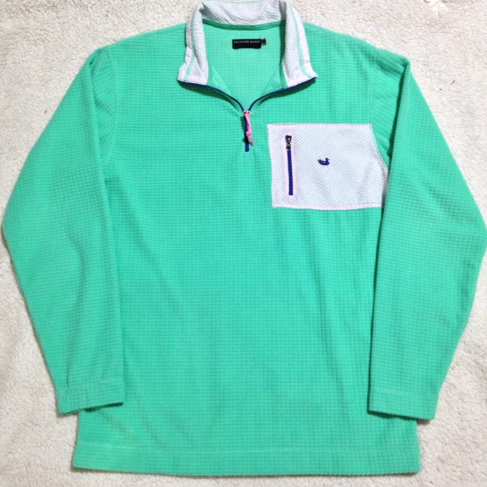 Southern Marsh Dune Pullover w/ Seersucker Pocket - Picture 7 of 10